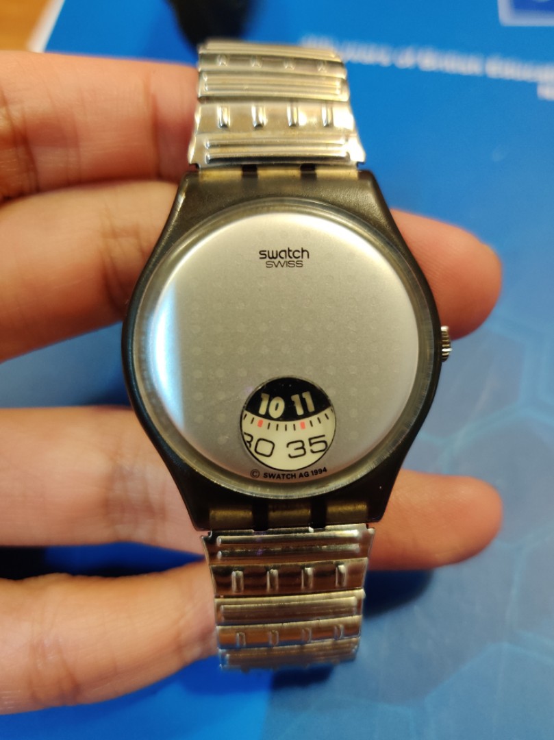 Swatch Rare Men's Mystery disc, Men's Fashion, Watches on Carousell