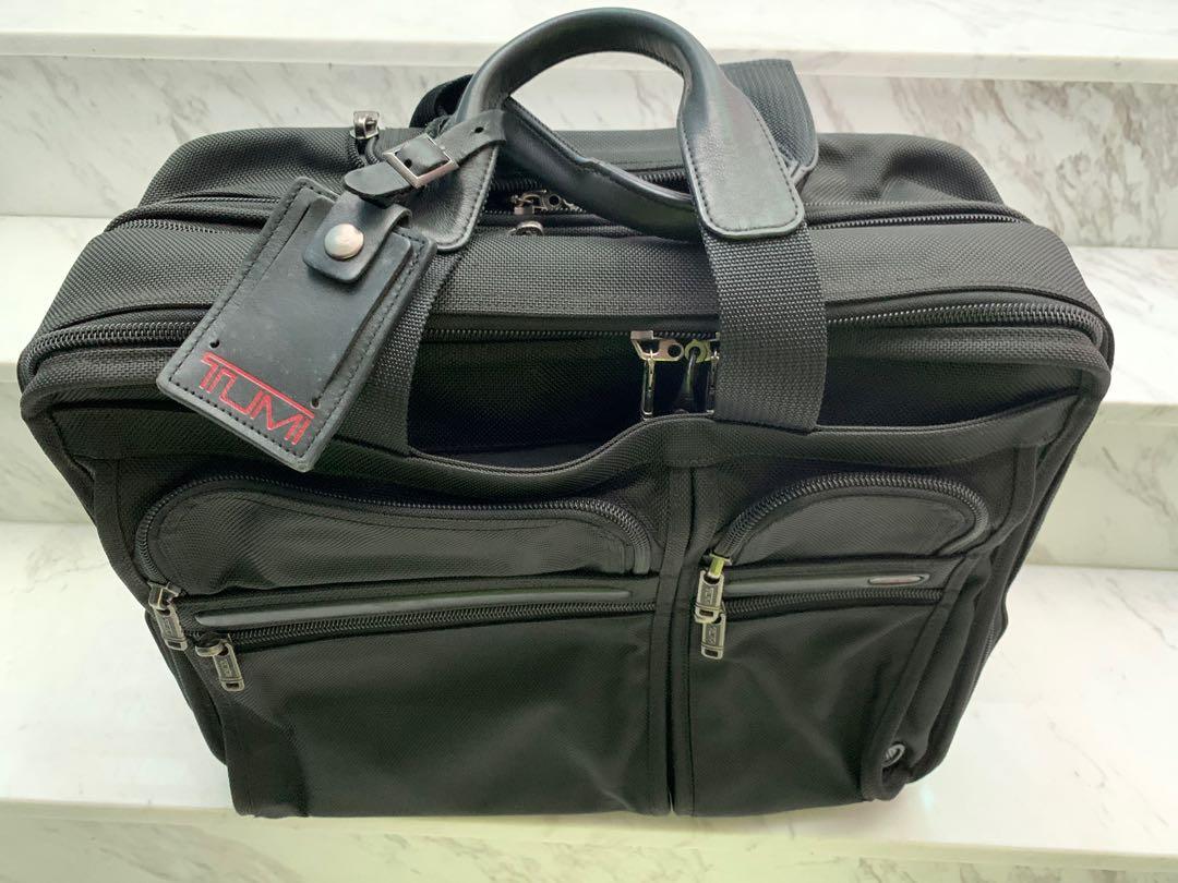 Tumi Roller Briefcase, Men's Fashion, Bags, Briefcases on Carousell