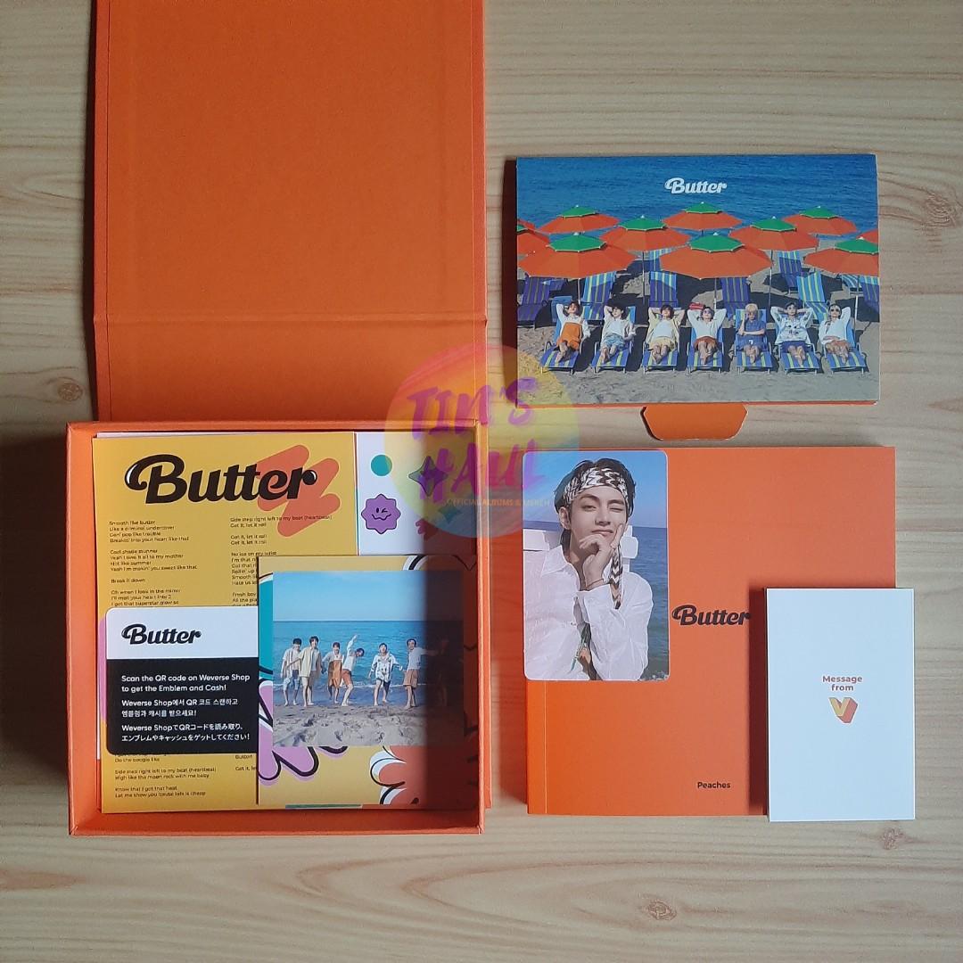 Unsealed BTS Butter CD Taehyung Set Inclusions + 1st Press
