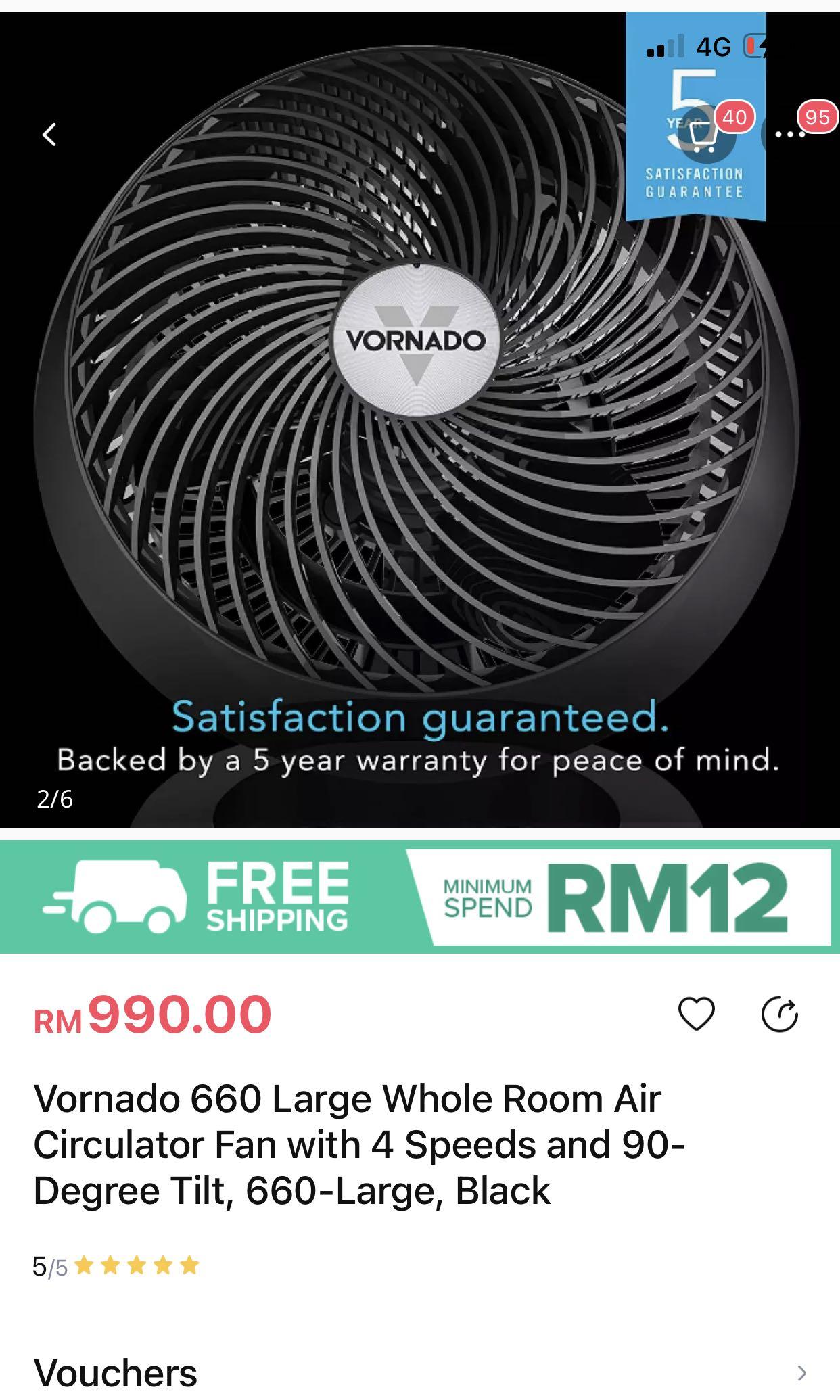 Varnado Table Fans Electronics Others On Carousell