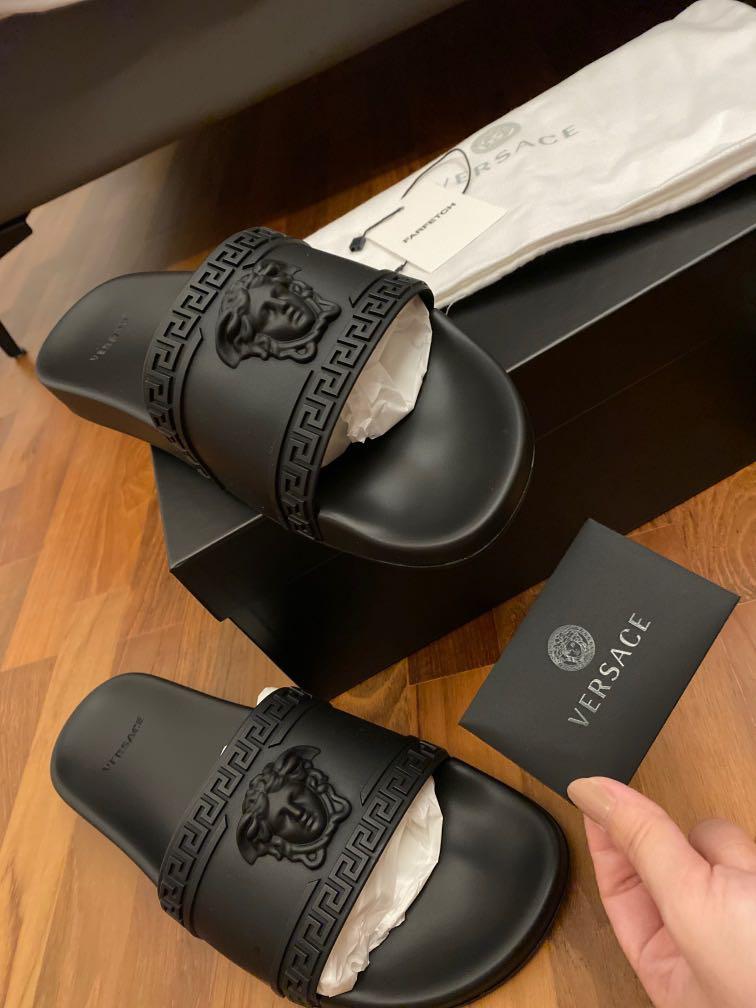 Versace pool cheap sliders