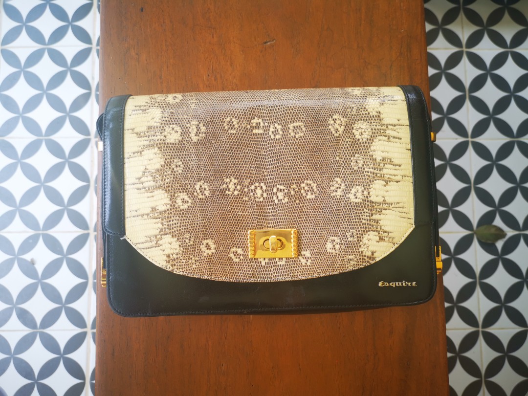 Vintage Esquire 2way bag, Women's Fashion, Bags & Wallets, Crossbody