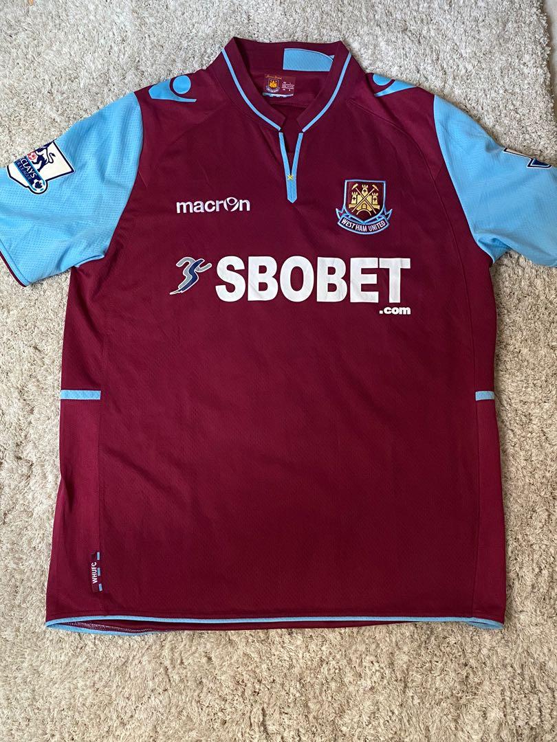 West Ham Noble Size L Home Jersey 男裝 外套及戶外衣服 Carousell