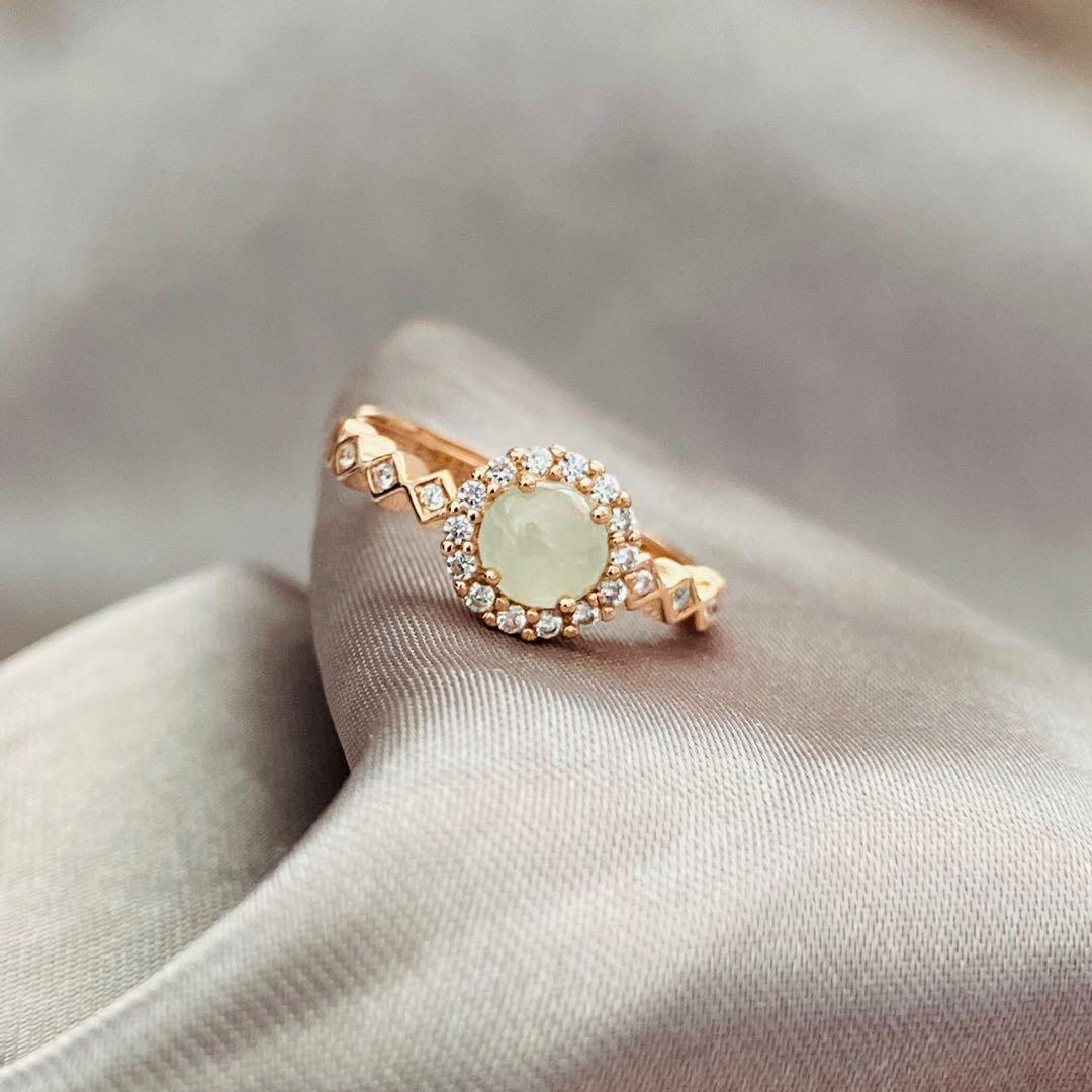White Jade Rings Women s Fashion Jewelry Organisers Rings on