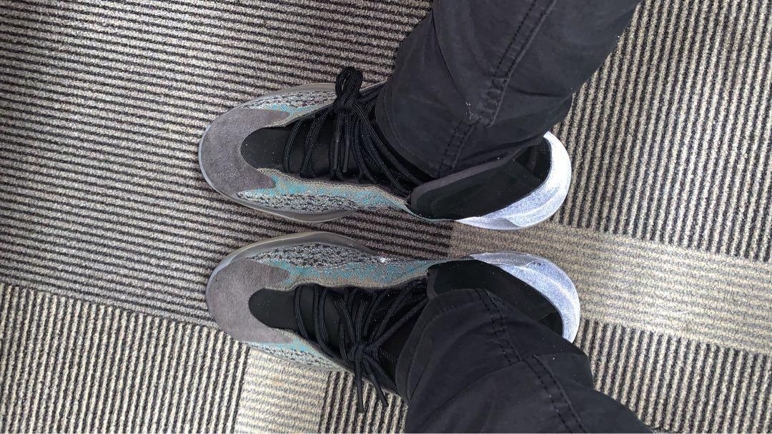 Yeezy Teal Blue Quantum, Men's Fashion, Footwear, Sneakers on Carousell