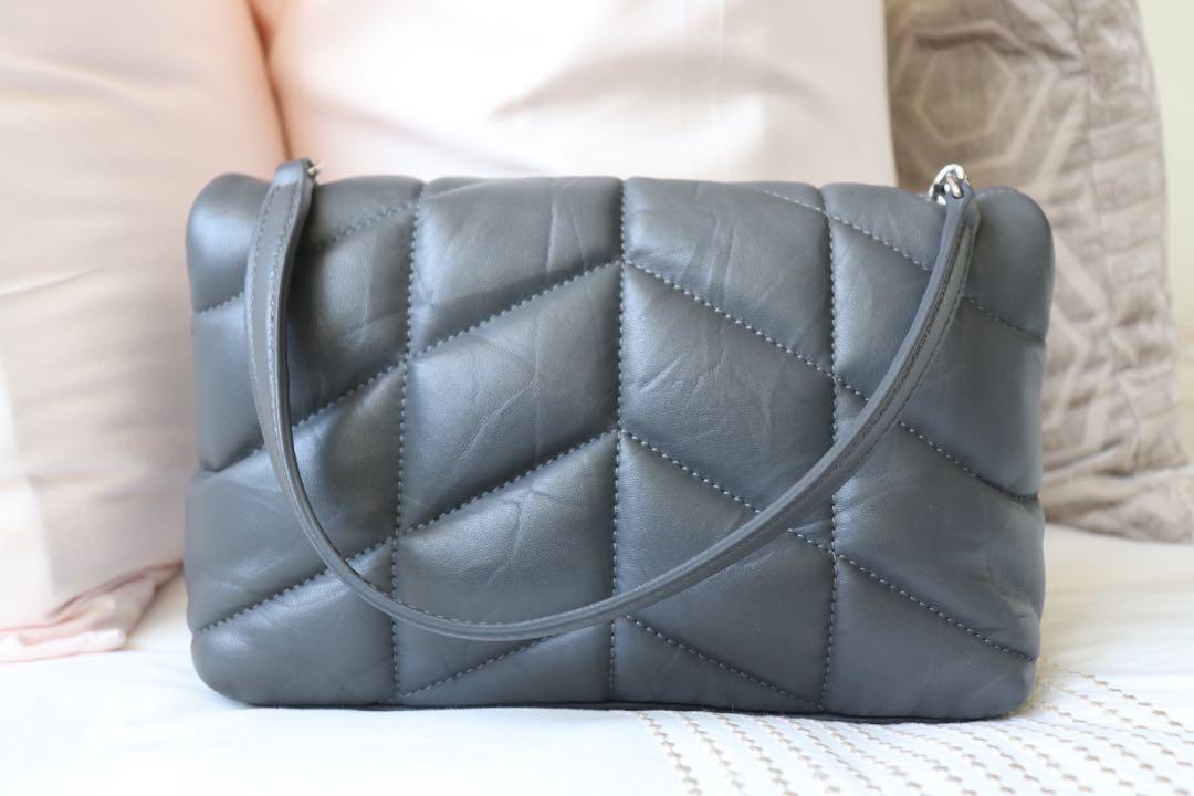 Loulou puffer toy bag in quilted wrinkled matte leather best sale