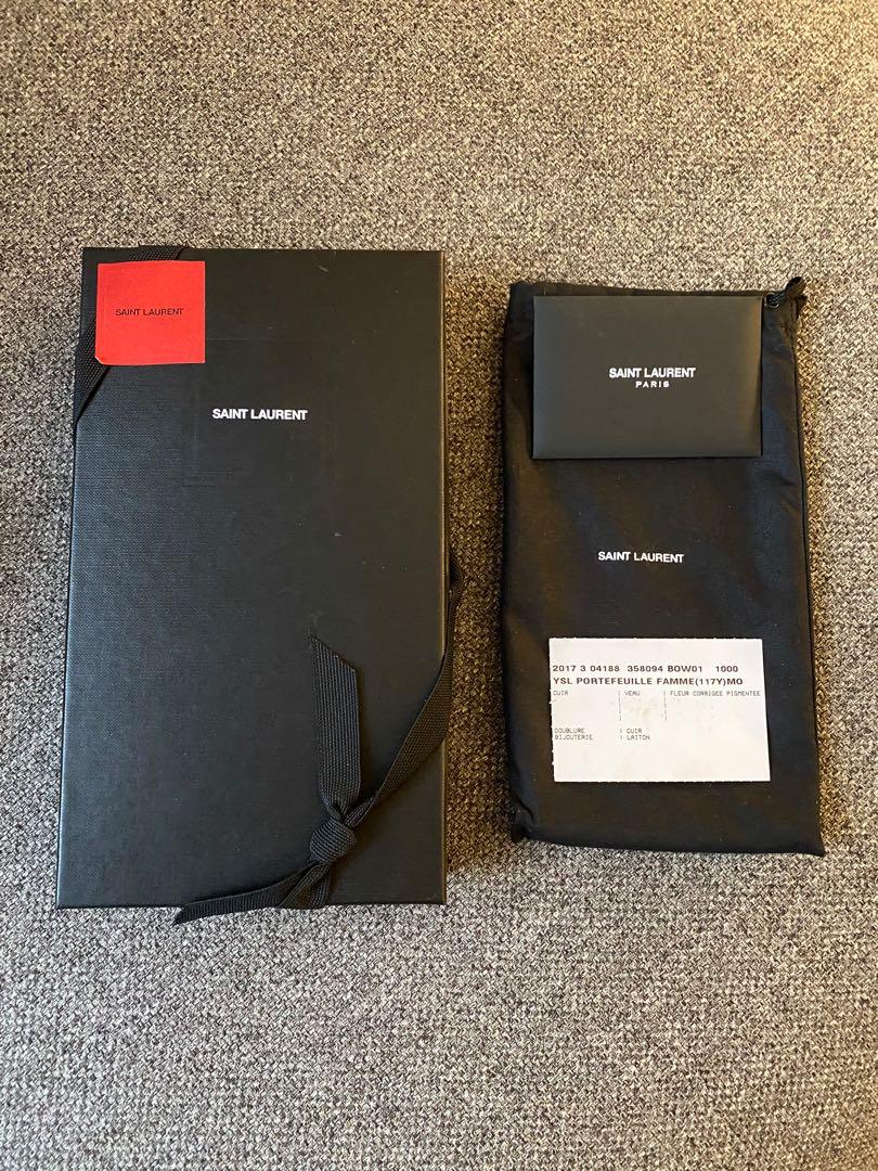 Ysl on sale wallet box