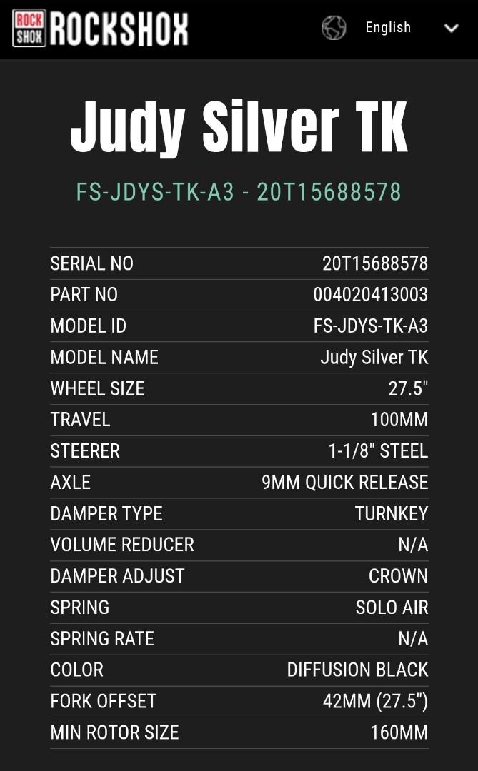 Rockshox cheap judy service