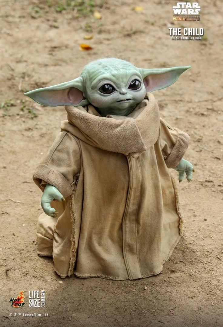 全新1：1 Hot toys LMS013 Grogu Lifesize Figure Baby yoda, 興趣及