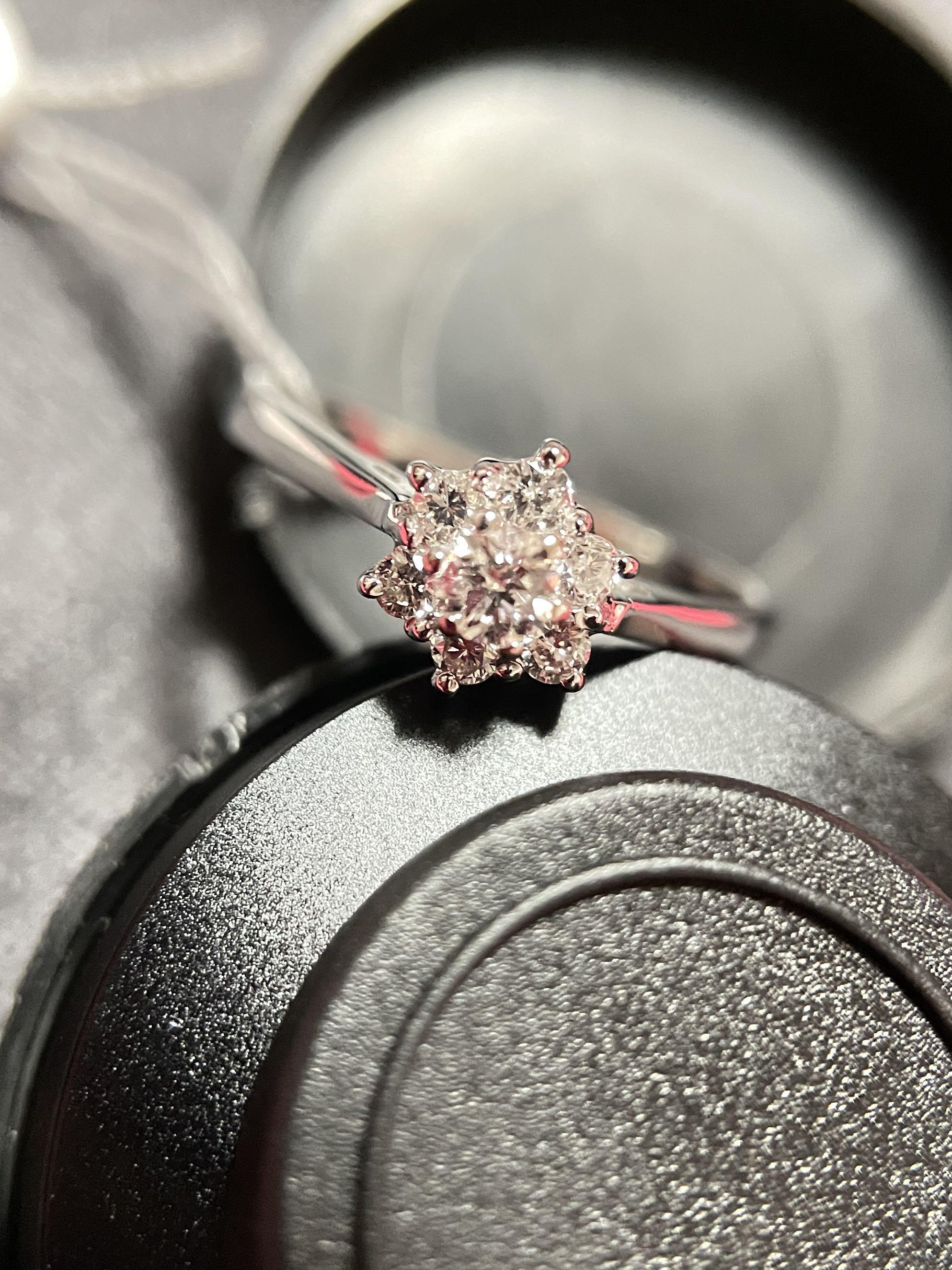 White gold hotsell daisy ring