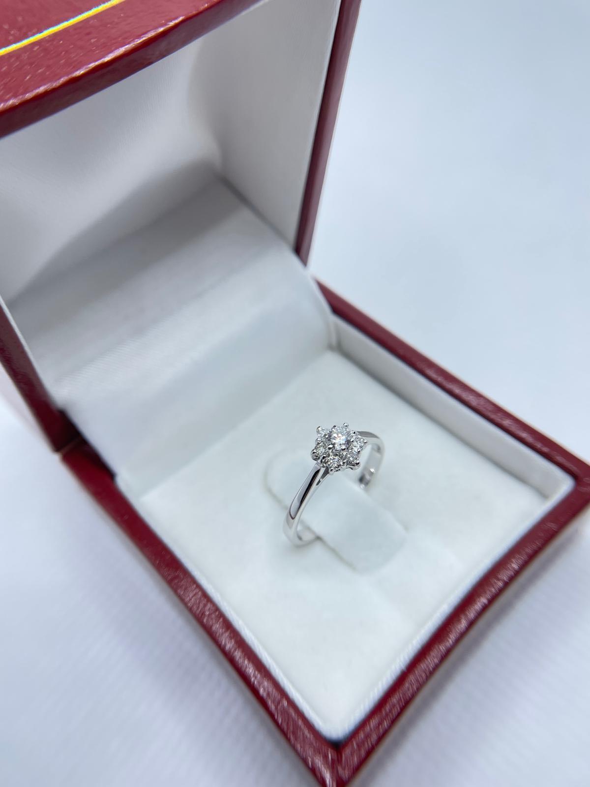 White gold hotsell daisy ring