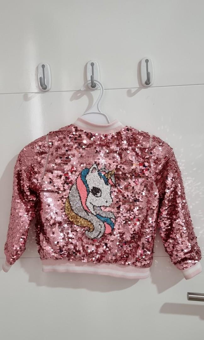 Unicorn sequin 2024 bomber jacket