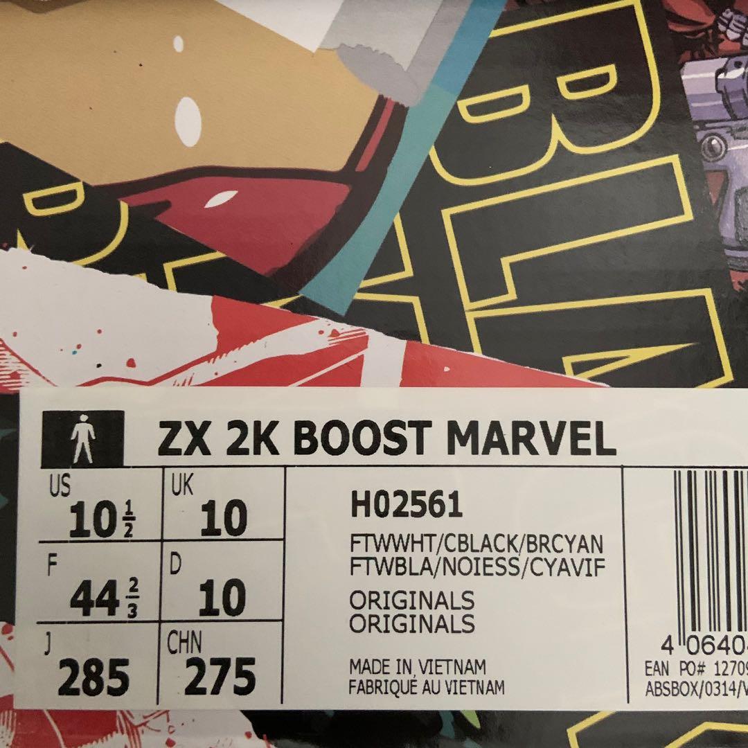 Adidas ZX 2K Boost Marvel, Men's Fashion, Footwear, Sneakers on