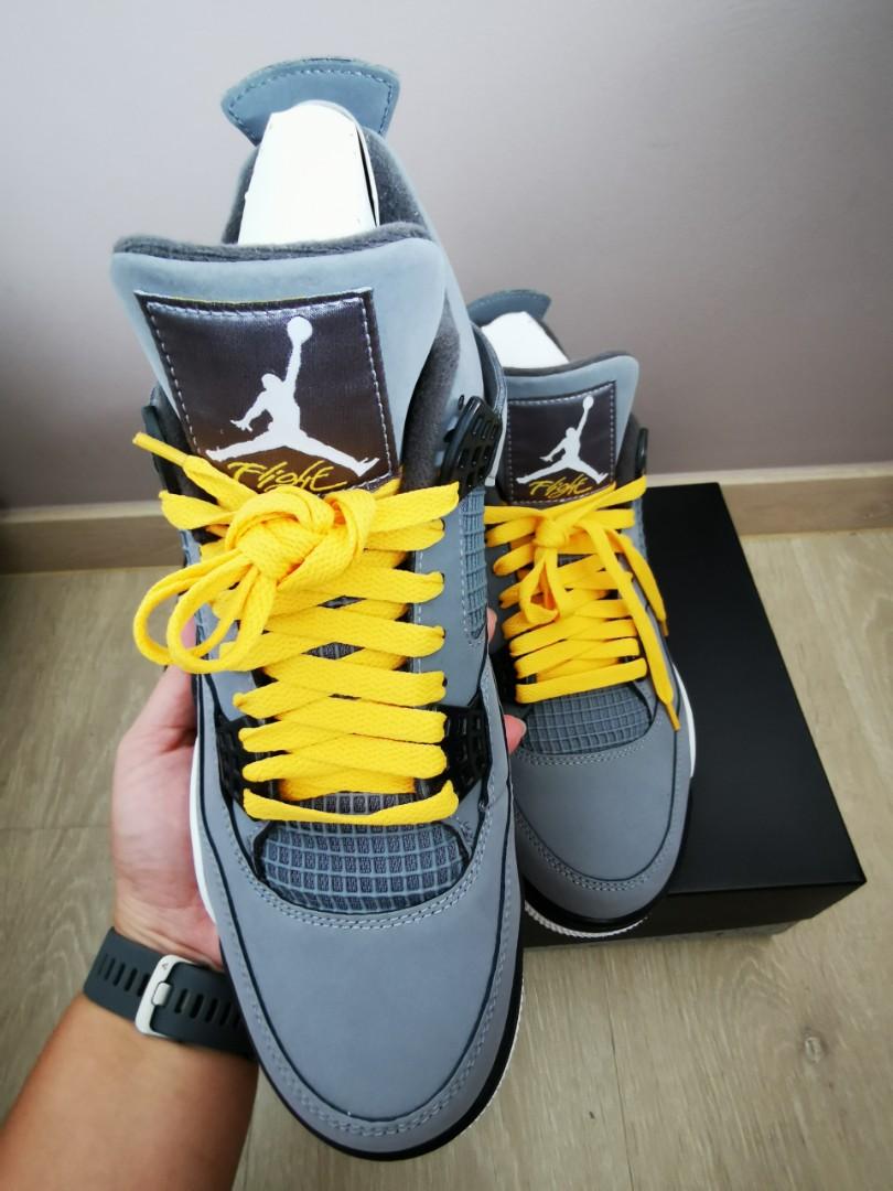 AIR JORDAN 4 RETRO COOL GREY Men s Fashion Footwear Sneakers on