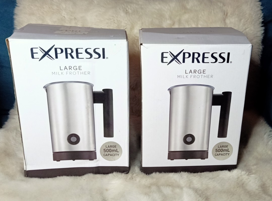 Aldi Expressi Milk Frother, 500ml, Limited Edition, Silver on Carousell