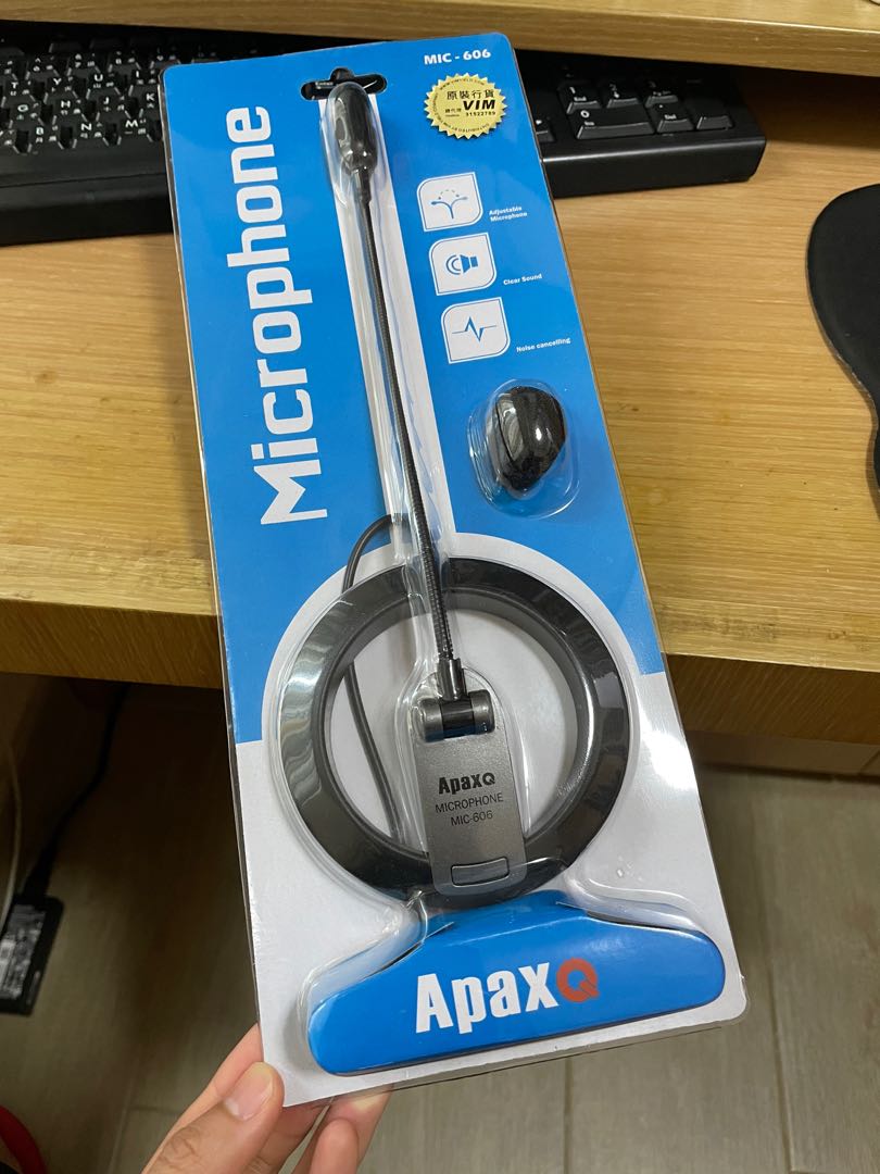 ApaxQ Microphone MIC 606 錄音咪 上堂上班必用, 音響器材, 咪高風/麥克風 - Carousell