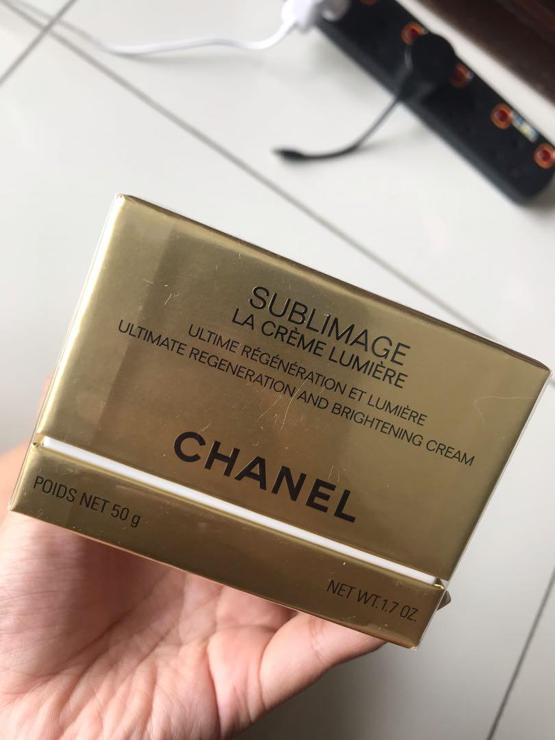 Authentic chanel sublimage la creme lumiere, Beauty & Personal Care, Bath &  Body, Body Care on Carousell