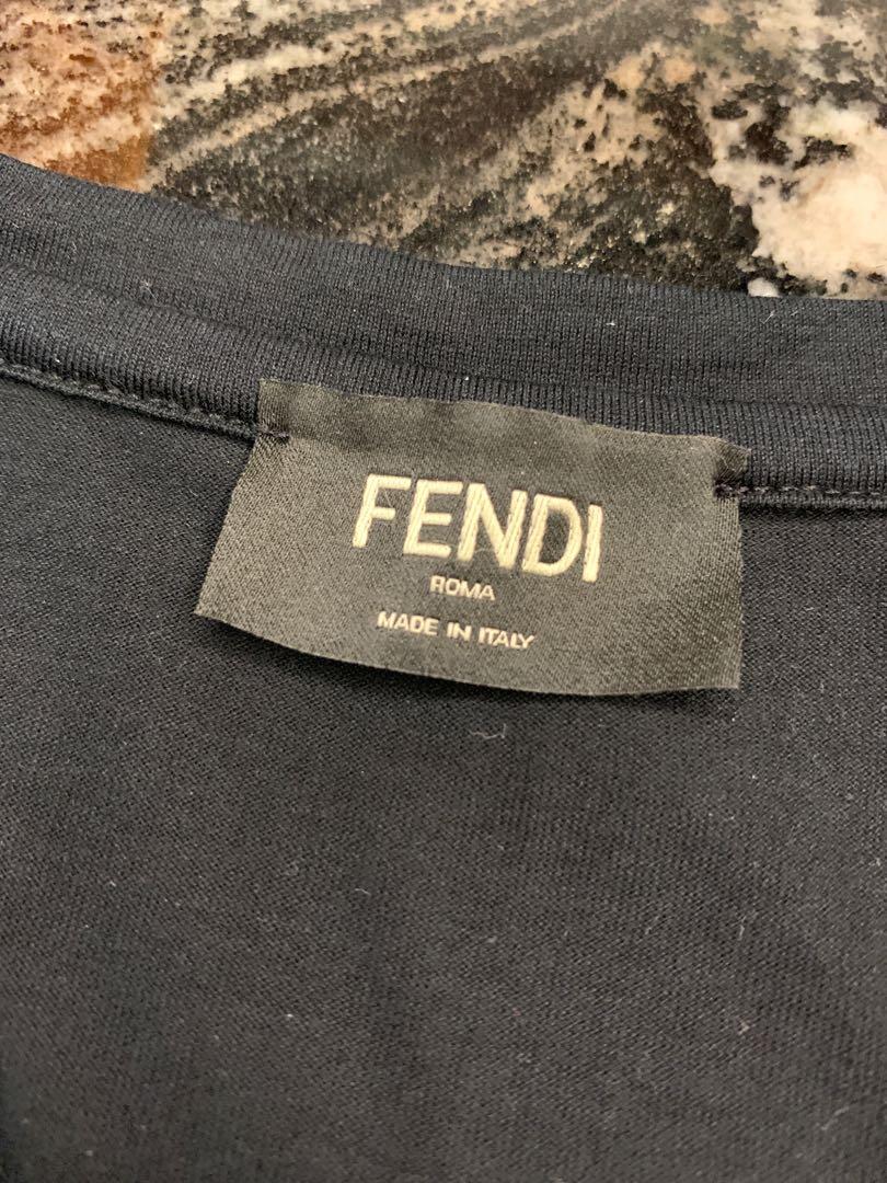Fendi t online shirt label