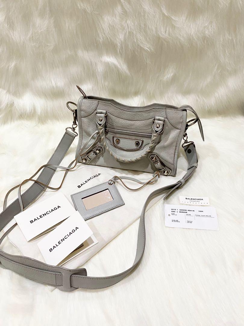 Balenciaga city hot sale mini grey
