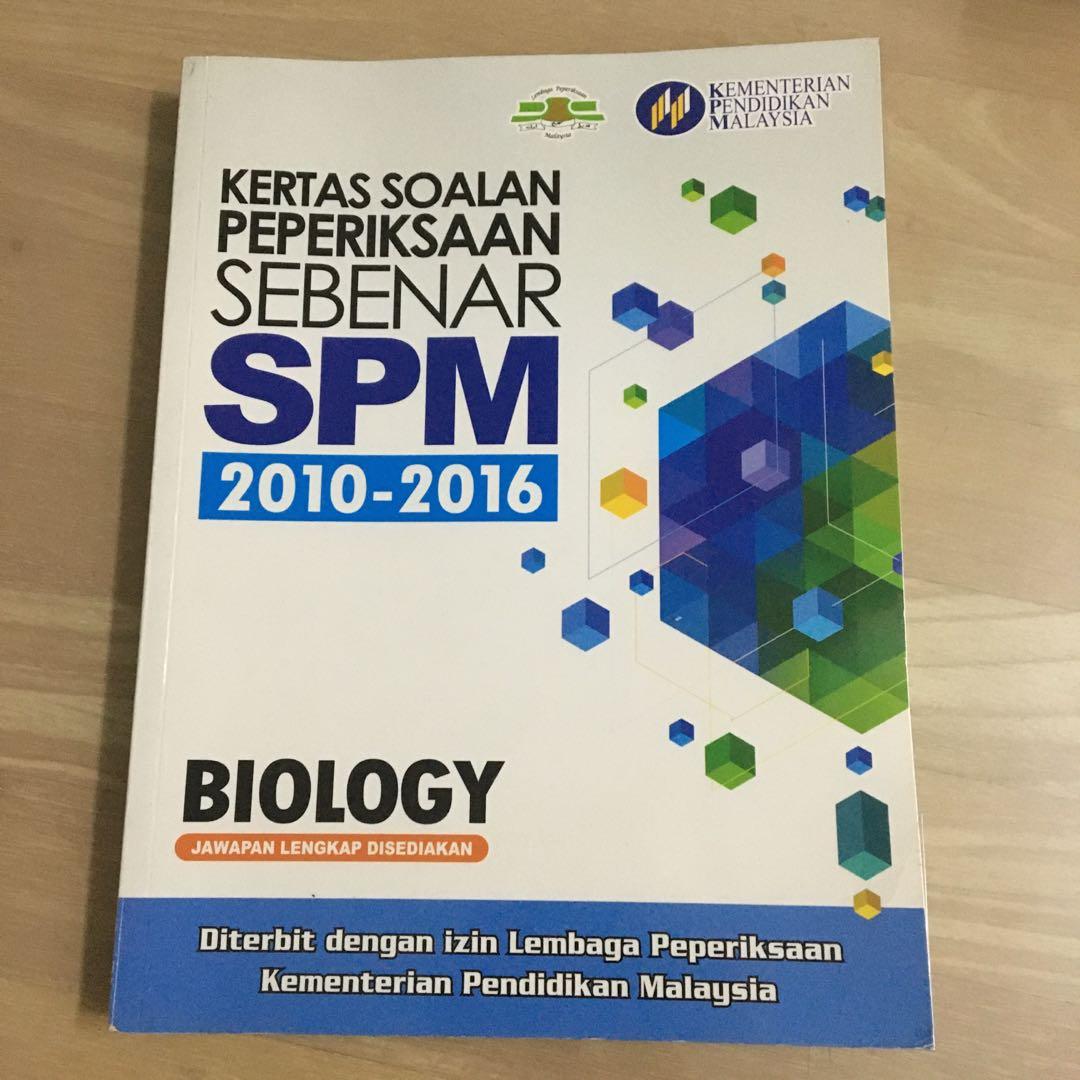Biology Spm Past Year Exercise Book Books Stationery Books On Carousell