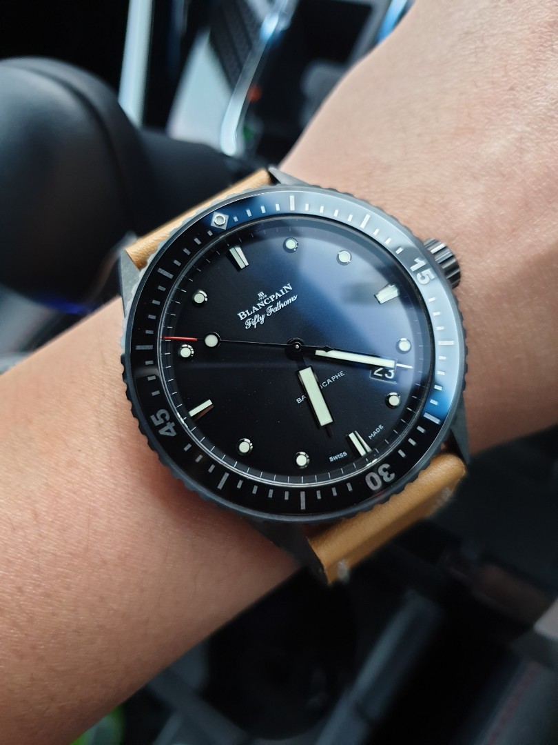 Blancpain Fifty Fathoms Bathyscaphe Ceramic Luxury Watches on