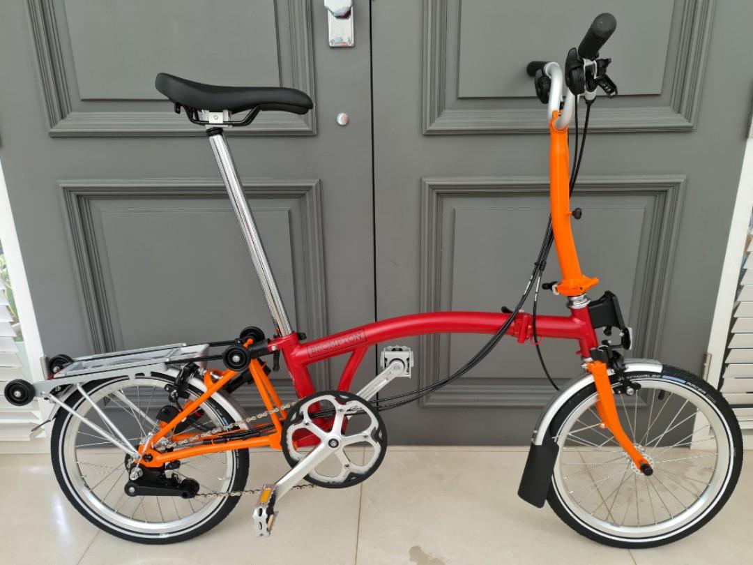 BNIB M6R Rare Combination House Red Orange Brompton