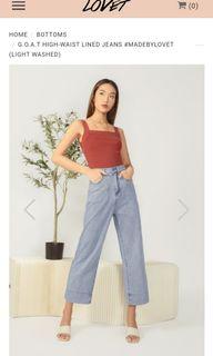 Lovet cuffed up jeans