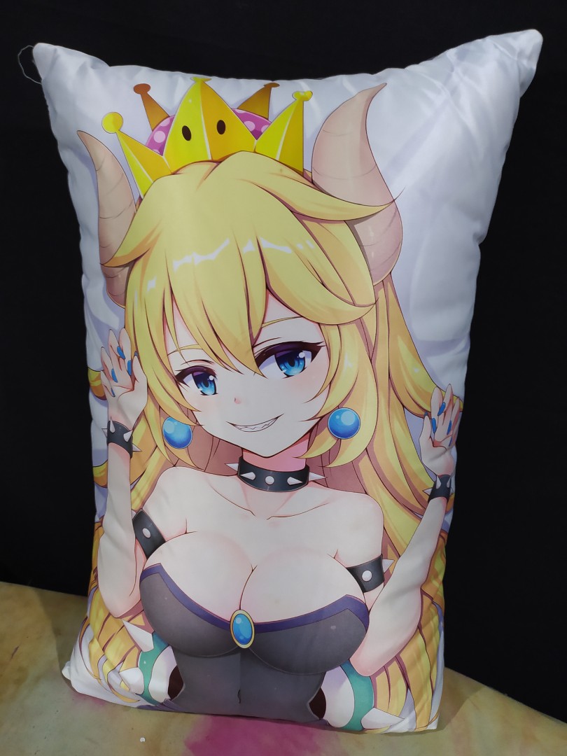 Nintendo Anime Double Sided Pillow Bowsette and Boette anime