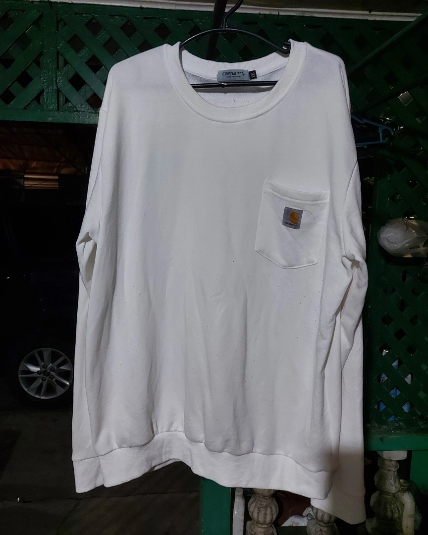 Carhartt white long sleeve clearance