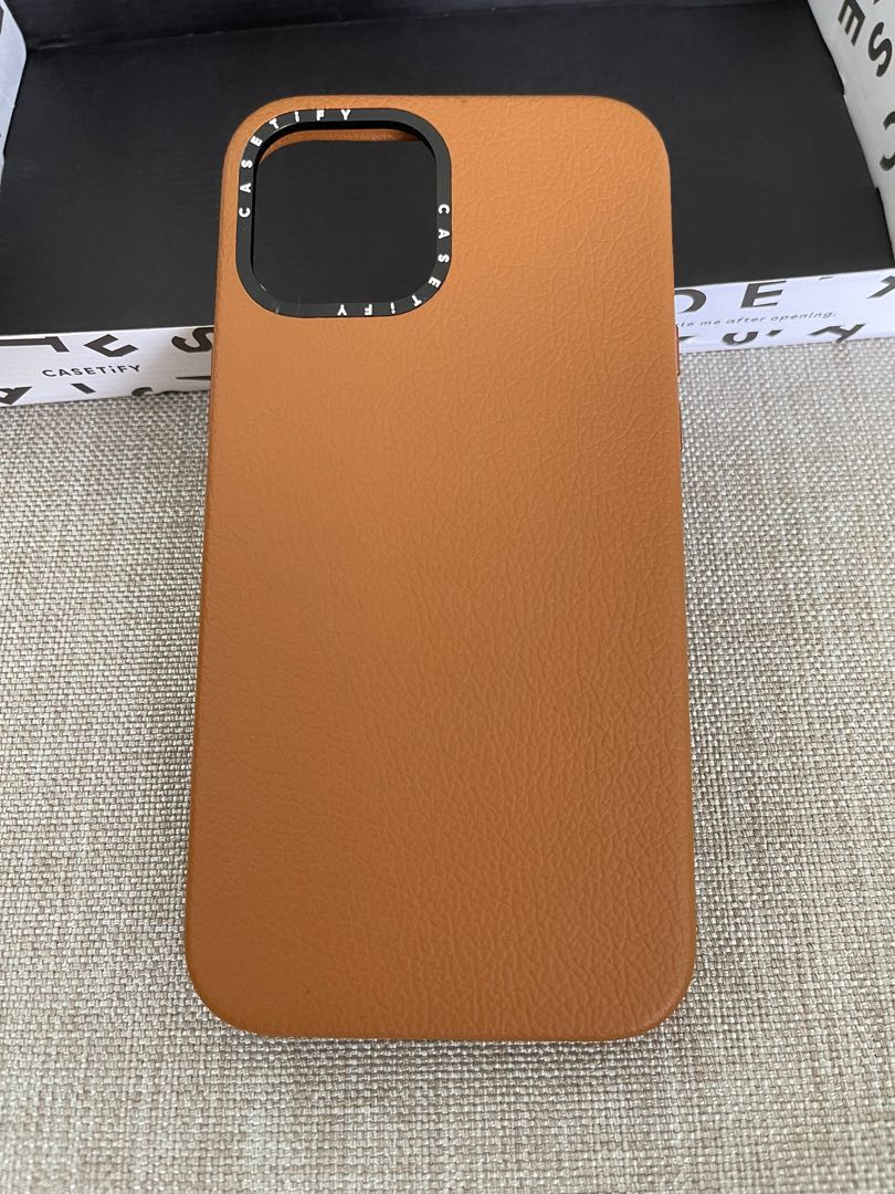Casetify leather case iphone 12 pro clearance