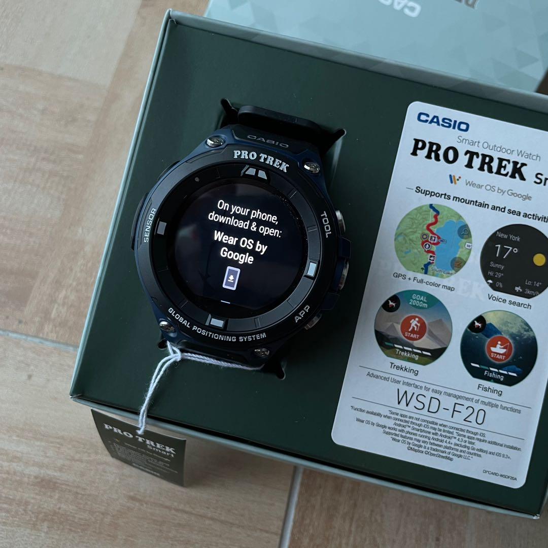Casio Pro Trek Smart WSD F20BK Men s Fashion Watches