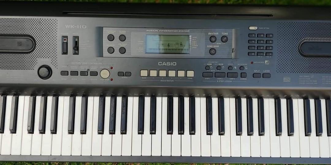 Casio WK-110 76-keys Portable Keyboard, Hobbies & Toys, Music & Media ...
