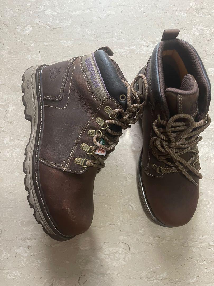 Caterpillar Steel Toe Boots UK 5 Women s Fashion Footwear Boots on Carousell