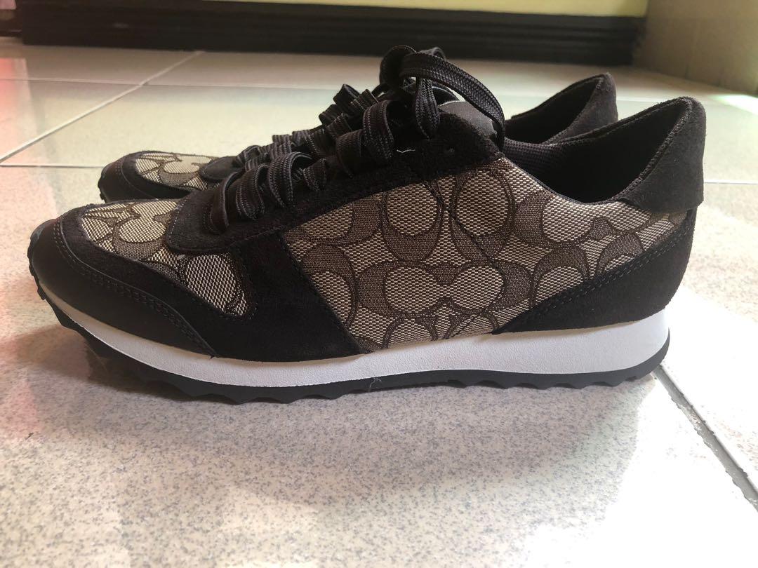 Coach rubber shoes original Women s Fashion Footwear Sneakers