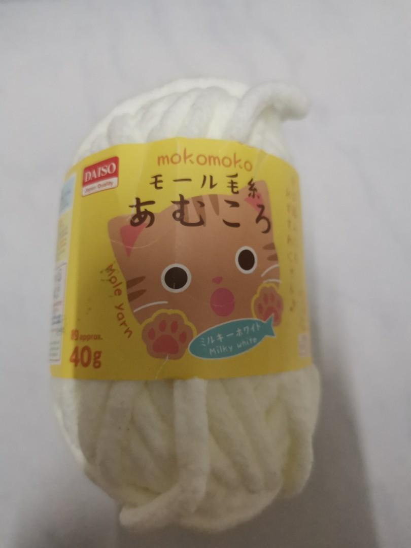 Daiso Mokomoko Mole Yarn, Hobbies & Toys, Stationery & Craft, Craft