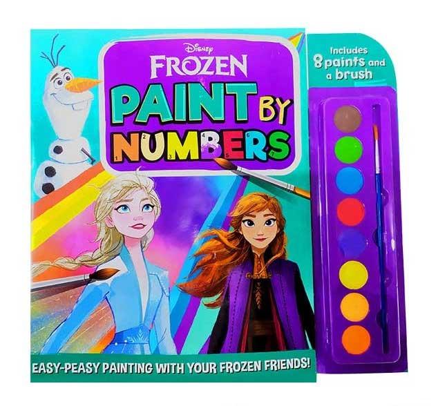 Disney Frozen Paint by Numbers | English | Coloring Book ...