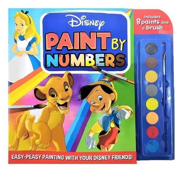 Disney Paint by Numbers | English | Coloring Book | Activity ...