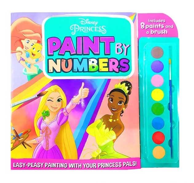 Disney Princess Paint by Numbers | English | Coloring Book ...
