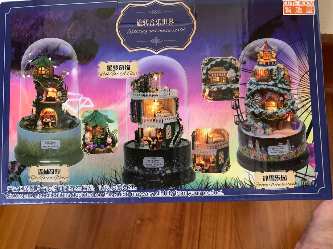 DIY Miniature musical toy house, Hobbies & Toys, Toys & Games on Carousell