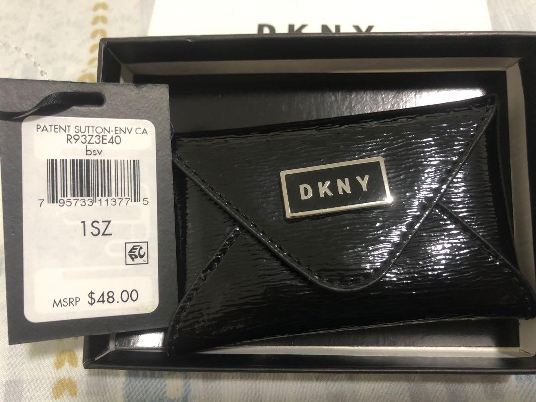 Leather wallet Dkny Black in Leather - 37742850