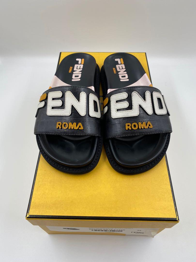 Fendi x fila slides sales