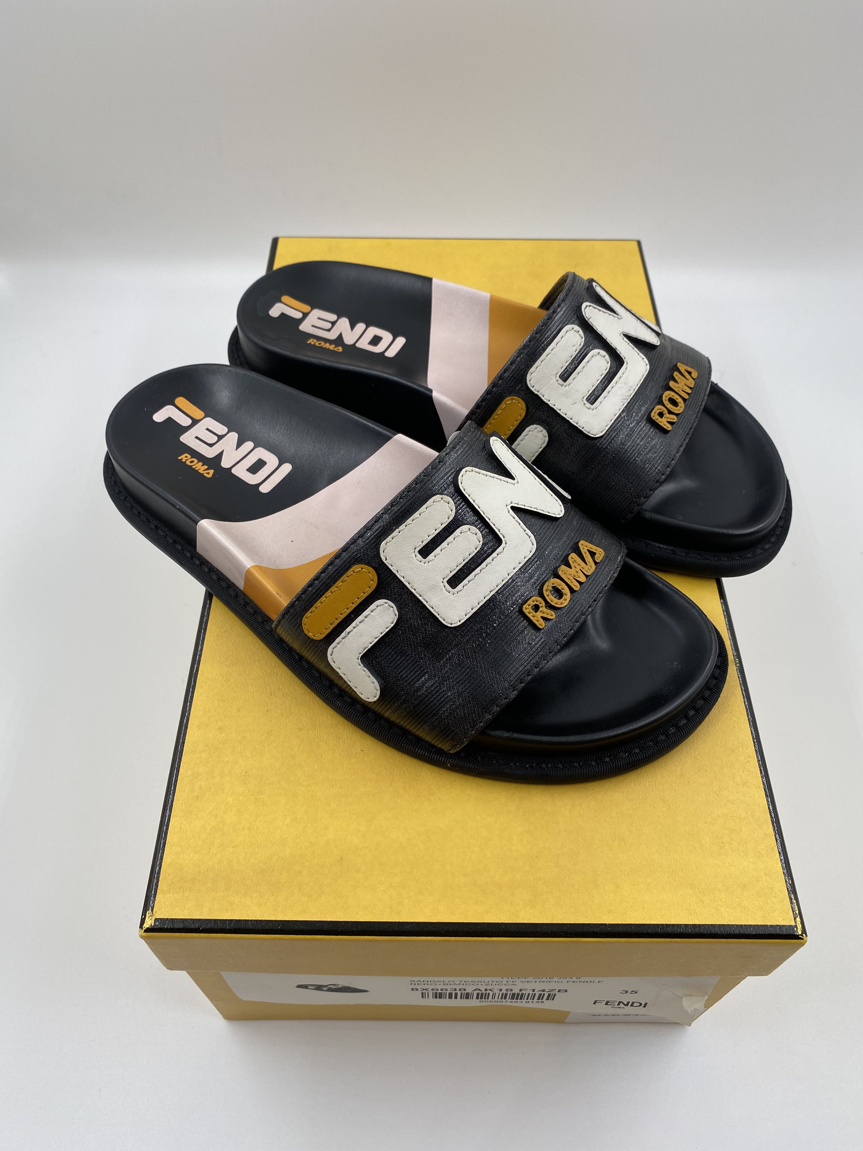 Fendi X Fila Slides Luxury Sneakers Footwear on Carousell