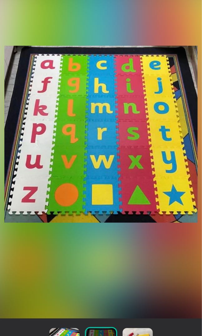 Full Alphabet Mat / puzzle, Babies & Kids, Baby Nursery & Kids