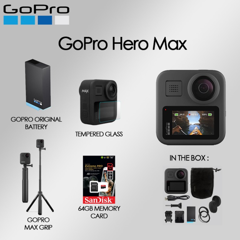 Gopro Hero Max Gopro Max 360 Action Camera Waterproof Photography On Carousell