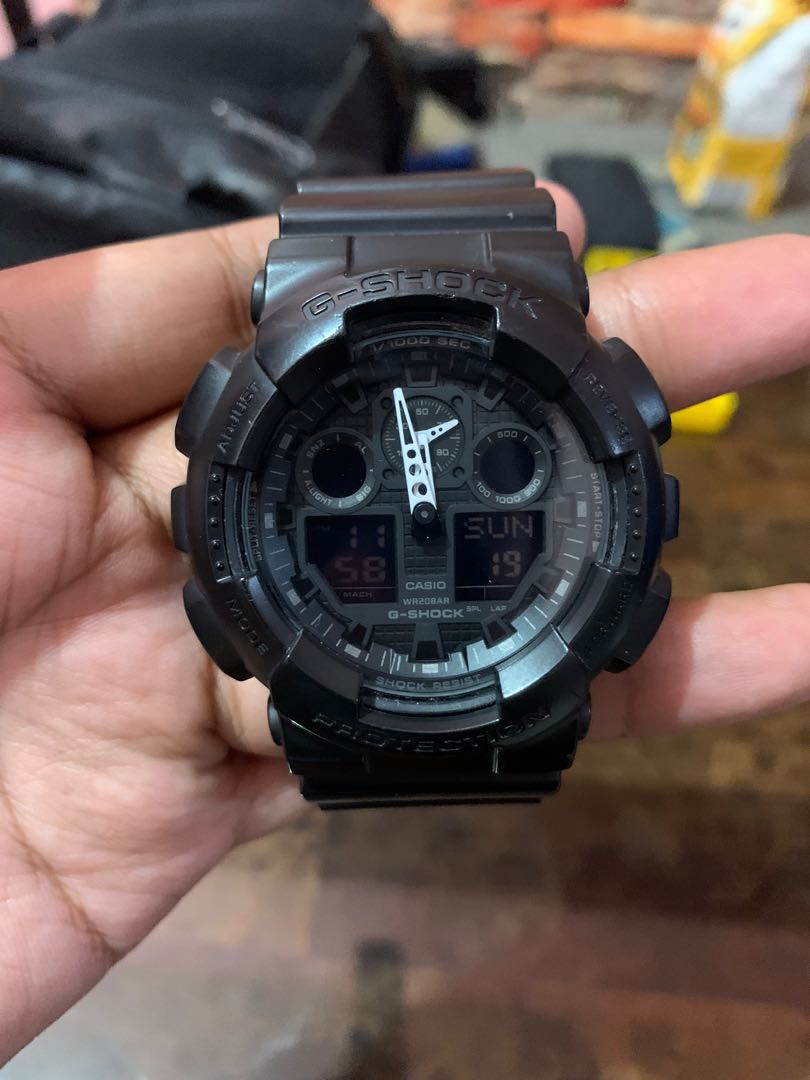G SHOCK GA 100 Dark Knight Men s Fashion Watches