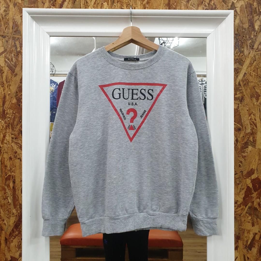 Guess Sweatshirt, Men's Fashion, Tops 