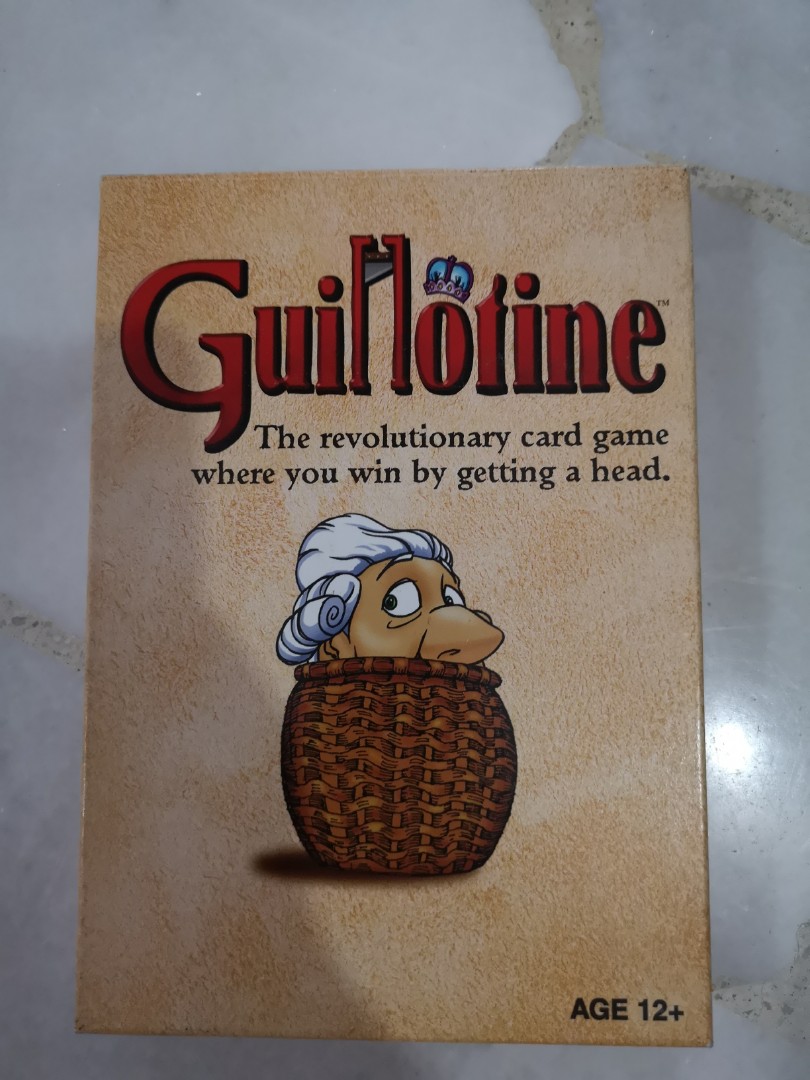 Guillotine card game, Hobbies & Toys, Toys & Games on Carousell