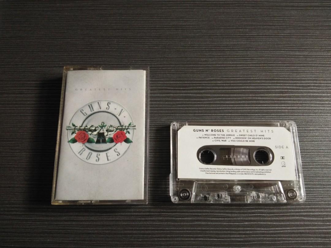 Guns n Roses Greatest Hits Album Audio cassette