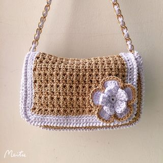 finger crochet bolsa