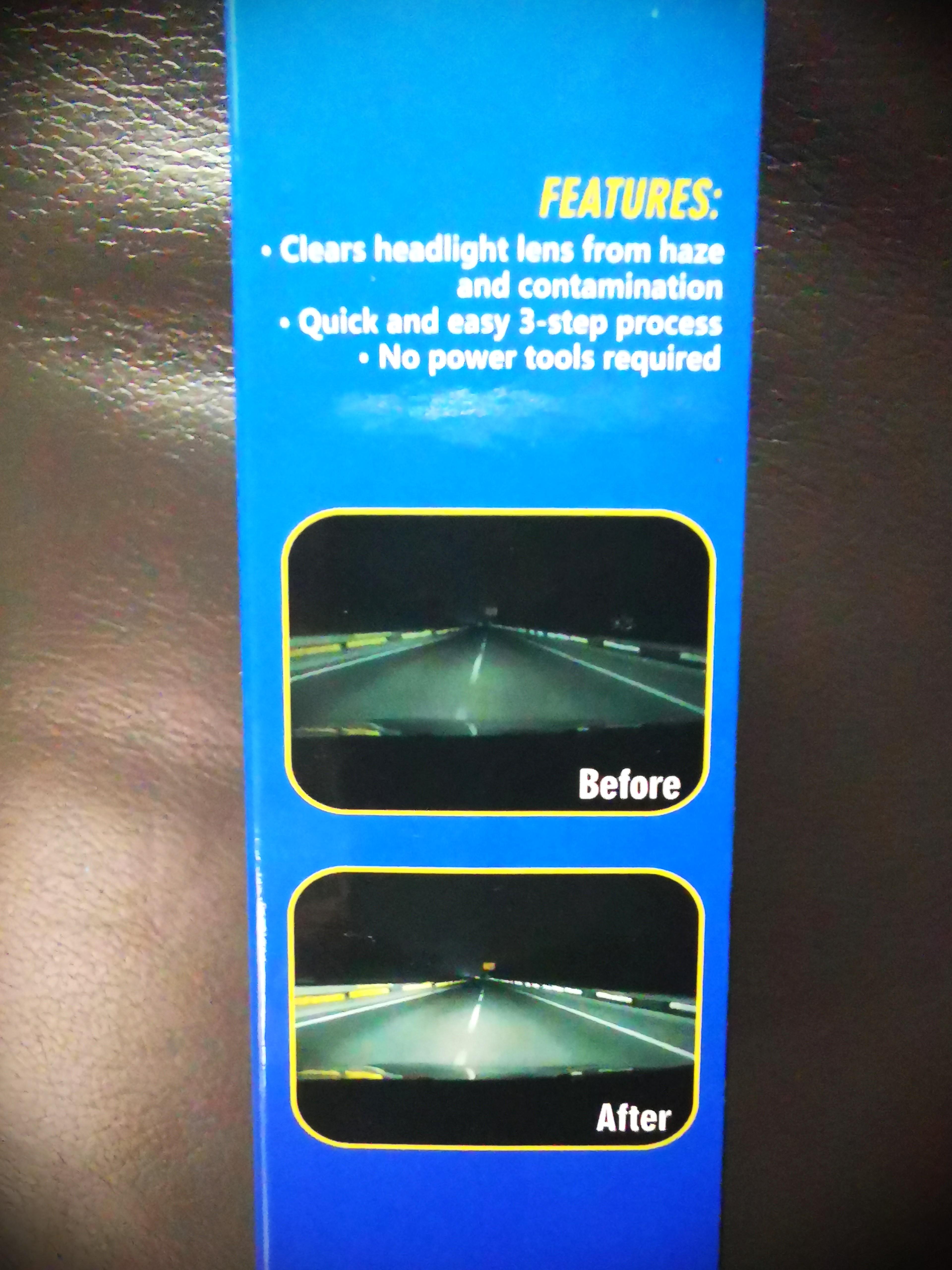 Headlight Restoration Kit (Category: Accessories) located in Singapore. Submitted by spray_specialist (Listing ID 1110276800, Image 3). Description: Visbella Headlight Restoration Kit Visabella specially formulated to clean and polish all types of plastic lamp covers and plastic to produce a crystal clear transparent and shiny surface. Excellent for removing minor scratches, stubborn stains from dirt, grease and brightens the light output to give